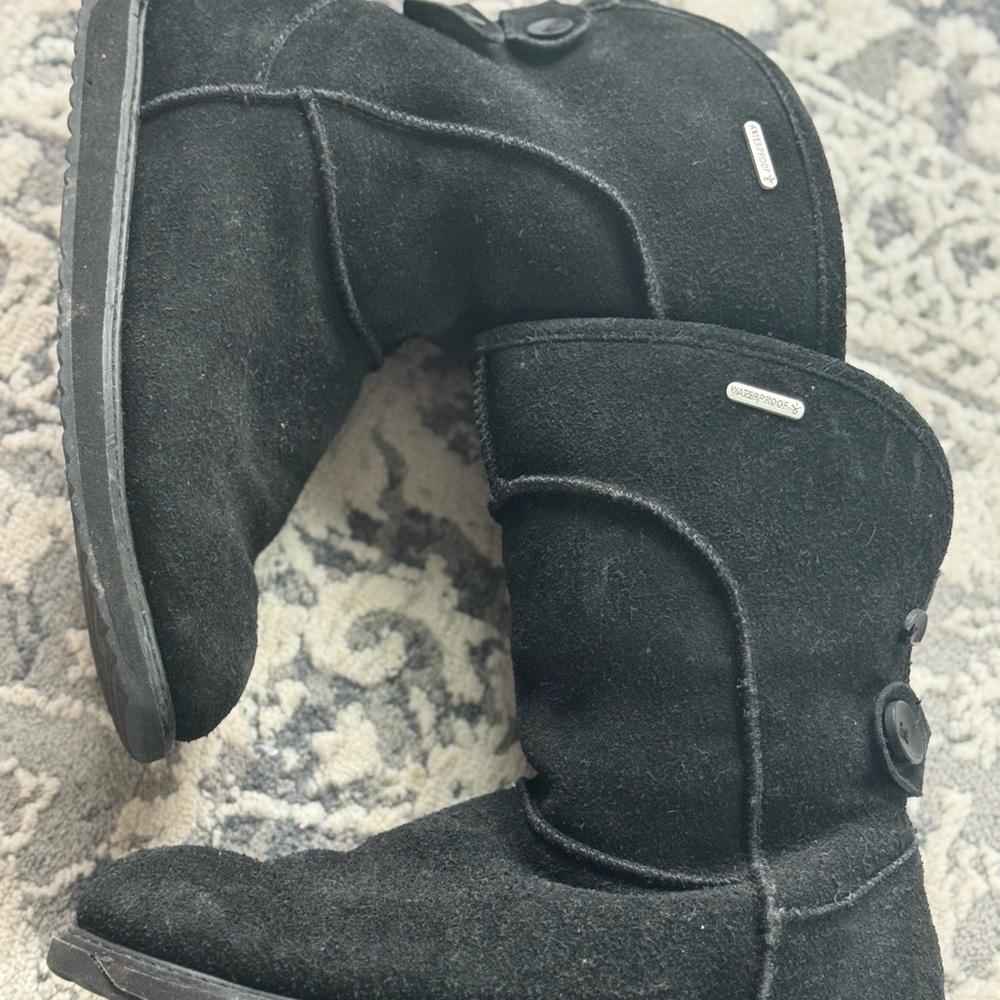 Emu Black Winter Boots Waterproof
